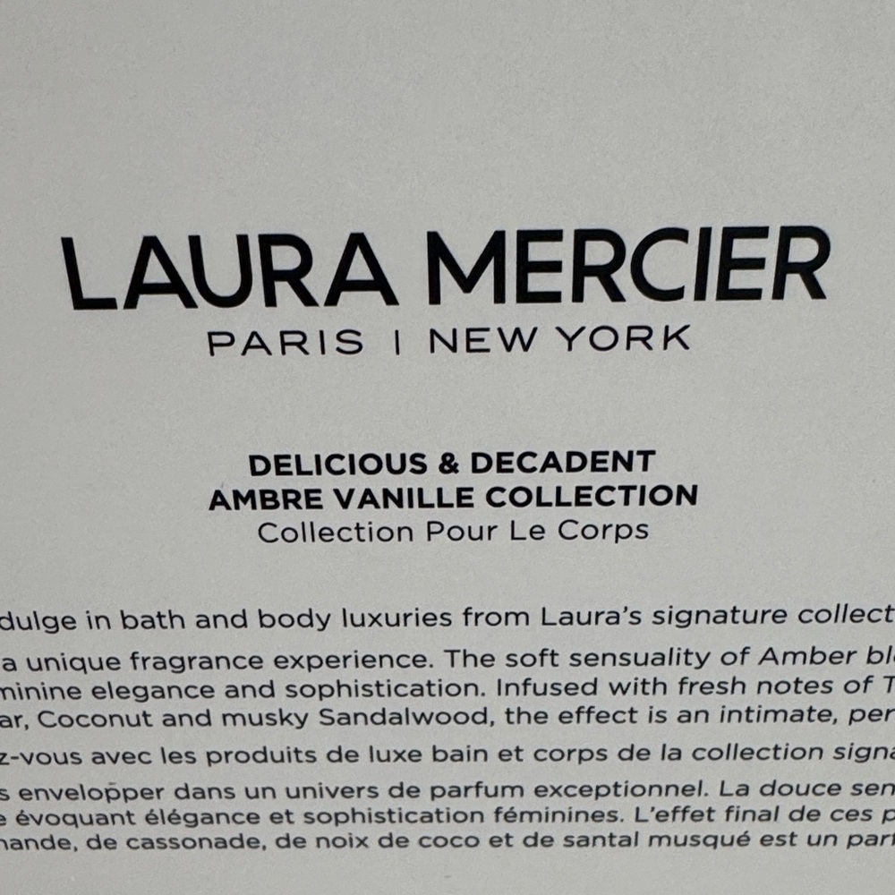 Laura Mercier Ambre Vanille Delicious and Decadent Trip Set NWT - Picture 2 of 9